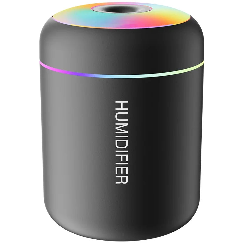 Mini USB Aroma Diffuser – Portable Humidifier with Lights