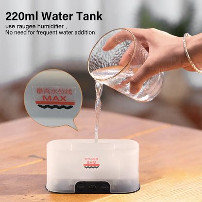 Flame Aroma Diffuser — Essential Oil Humidifier with LED Night Light