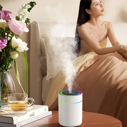 180ml Mini Aroma Humidifier & Essential Oil Diffuser with Color Light