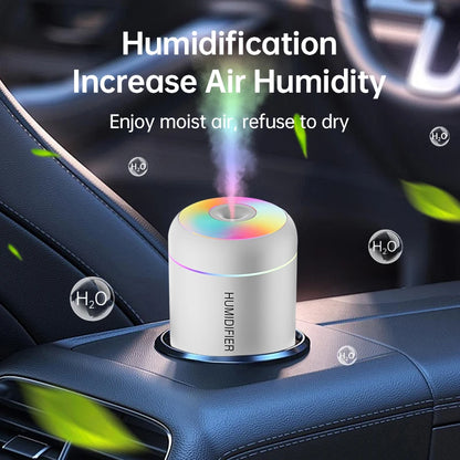 Mini USB Aroma Diffuser – Portable Humidifier with Lights