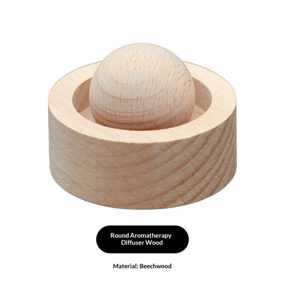 Wood Essential Oil Diffuser – Natural Aromatherapy for Home & Car